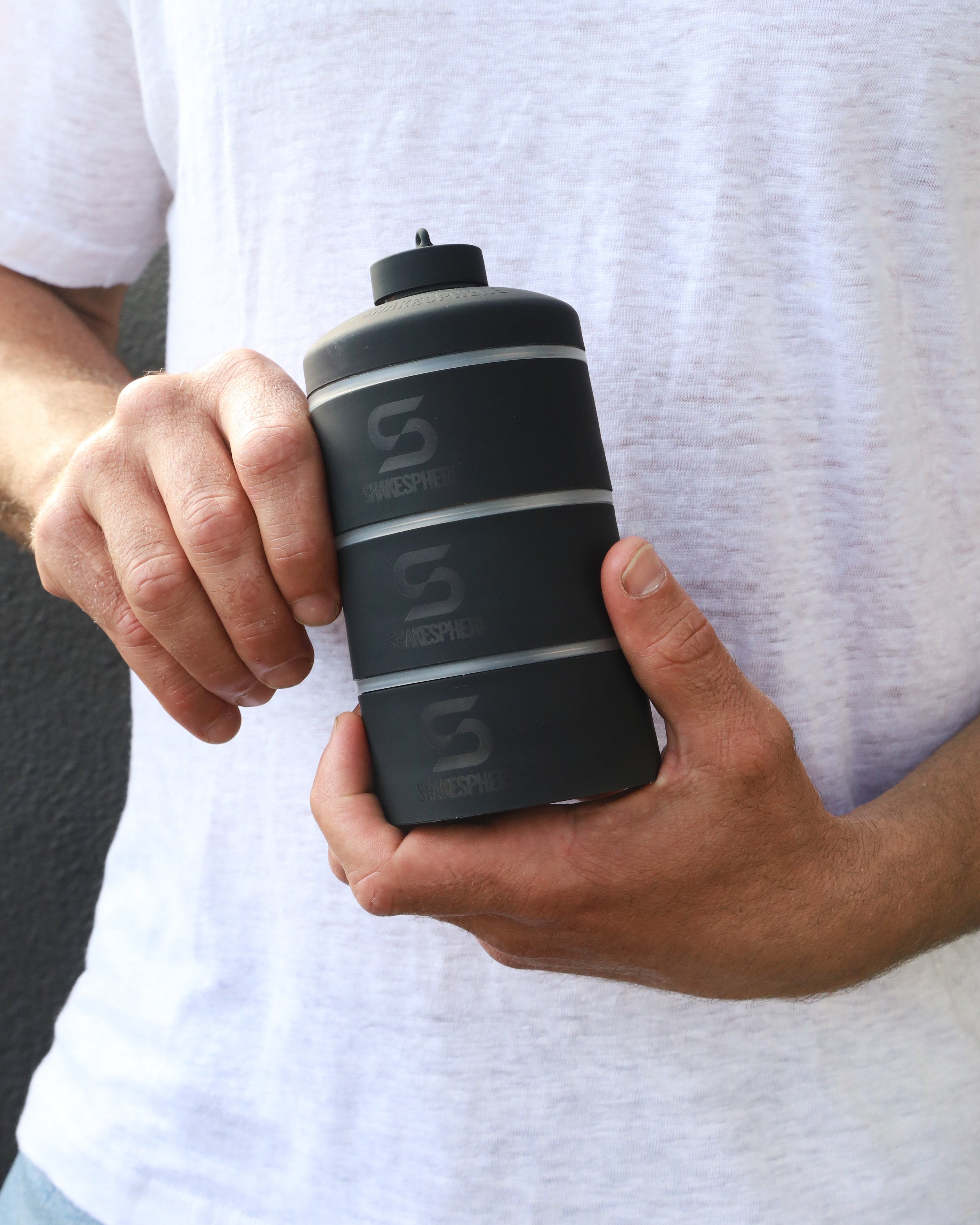 Protein Powder Stackable Storage Container 85g / 3oz, Frosted ...