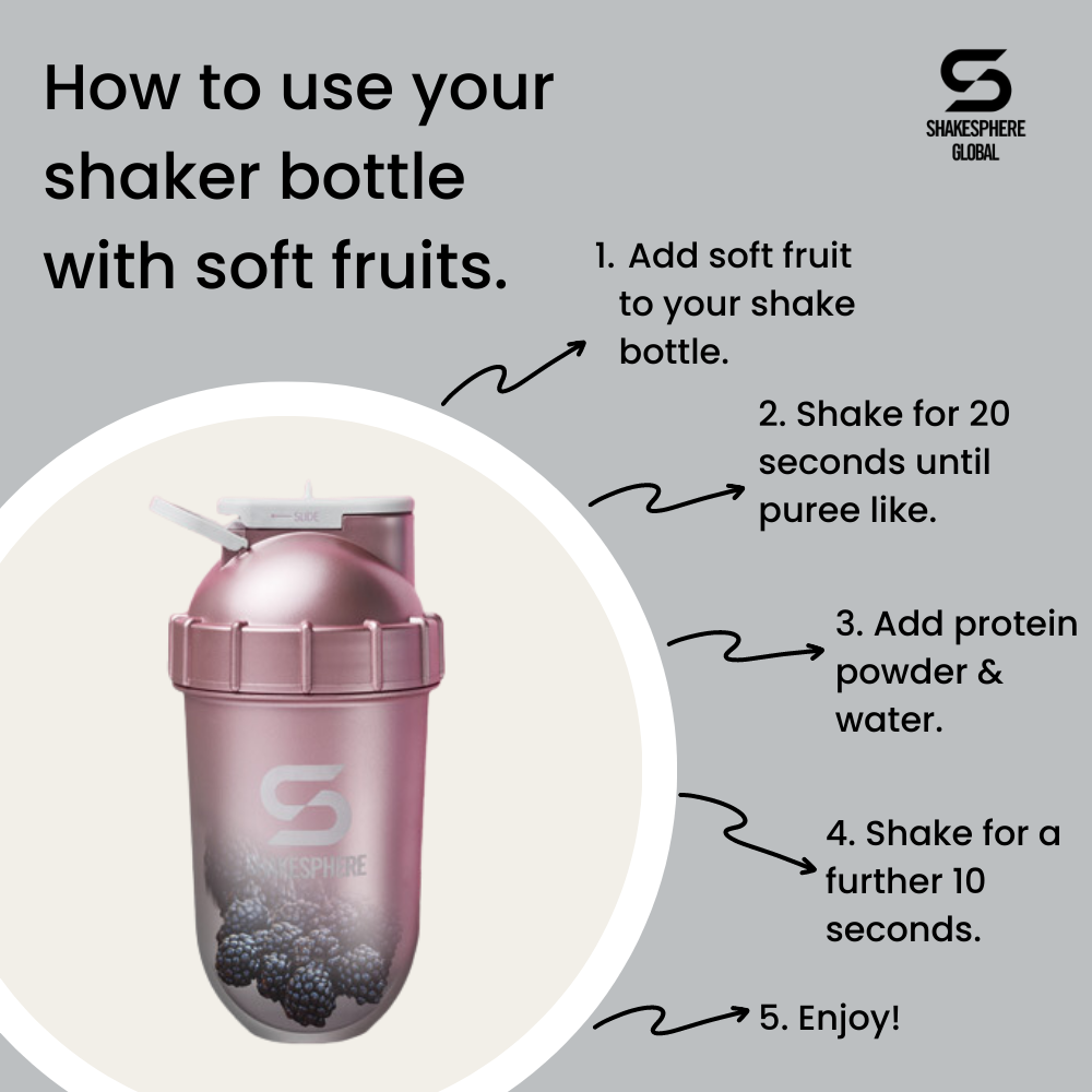 500ml Protein Shake Bottle,Smoothie Shaker & Gym Powder Bottle,Protein Mixes Shaker Cup,Stainless Steel Water Bottle and Protein Shaker,Reusable