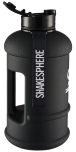 Hydration Jug 1.3L Matte Black/White Logo